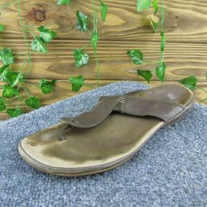 KEEN  Women Thong Sandal‎ Shoes Brown Leather Size 9 Medium